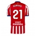 Atletico Madrid Cristian Romero #21 Hemma matchtröja 2026-27 Kortärmad Billigt Atletico Madrid Cristian Romero #21 Hemma matchtröja 2026-27 Kortärmad Billigt